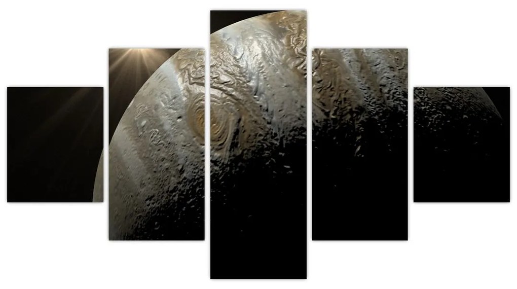 Obraz planety w kosmosie (125x70 cm)