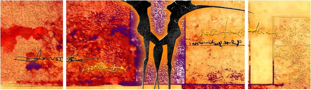 Obraz - Afrykańskie boginie (170x50 cm)