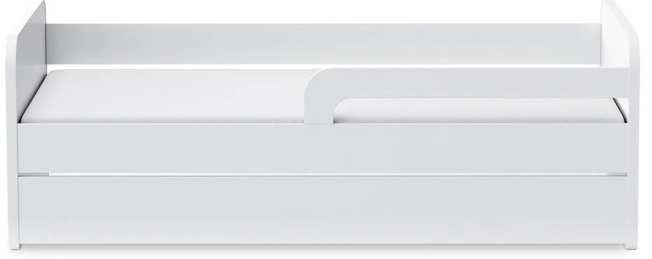 Białe łóżko dziecięce z materacem/ze stelażem 80x200 cm Duuli – ELTAP