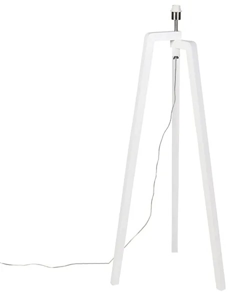 Lampa podłogowa biała bez klosza - Puros