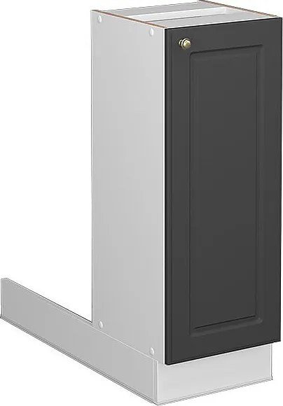 Wyspa kuchenna anthrazit-gold landhaus 30x70x82 fame-line