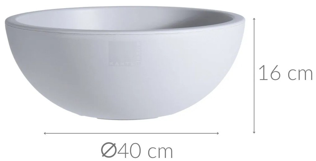 Duża donica plastikowa, Ø 40 cm