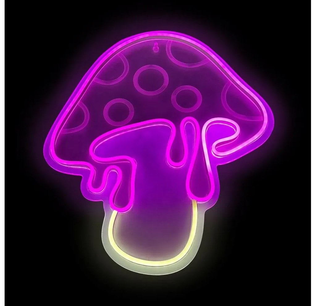 2Kids Toys - LED Neonowa dekoracja ścienna LED/5W/USB grzyb