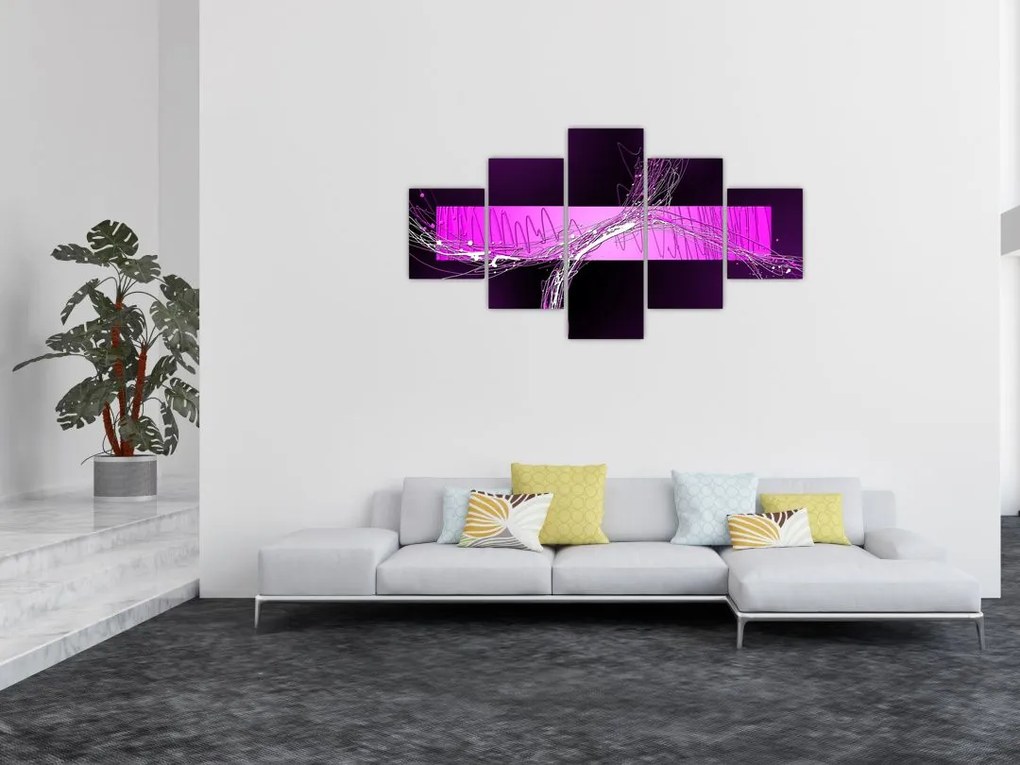 Abstrakcyjny obraz (125x70 cm)