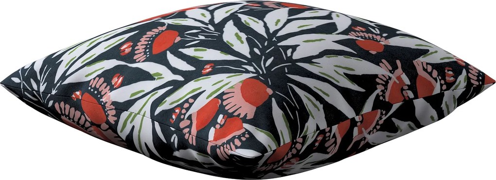 Poszewka Kinga na poduszkę kolor wielokolorowy tkanina wzorzysta