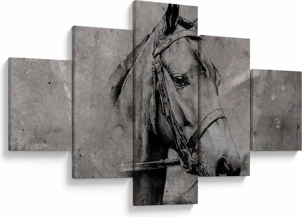 Obraz - Portret konia (125x70 cm)
