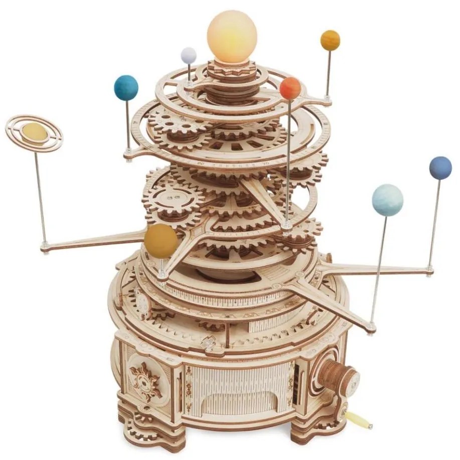 RoboTime - 3D drewniane puzzle mechaniczne Planetarium