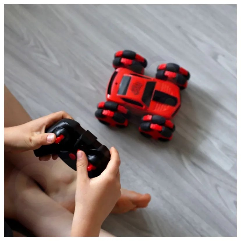 Woopie zdalnie sterowane auto rc akrobata rotacja 360 z pilotem 2,4 ghz