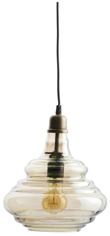 Lampa wisząca w kolorze złota ze szklanym kloszem Pure – WOOOD