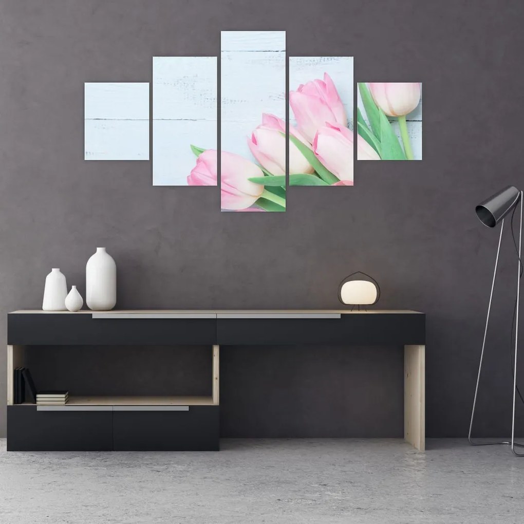 Zdjęcie - Bukiet tulipanów (125x70 cm)