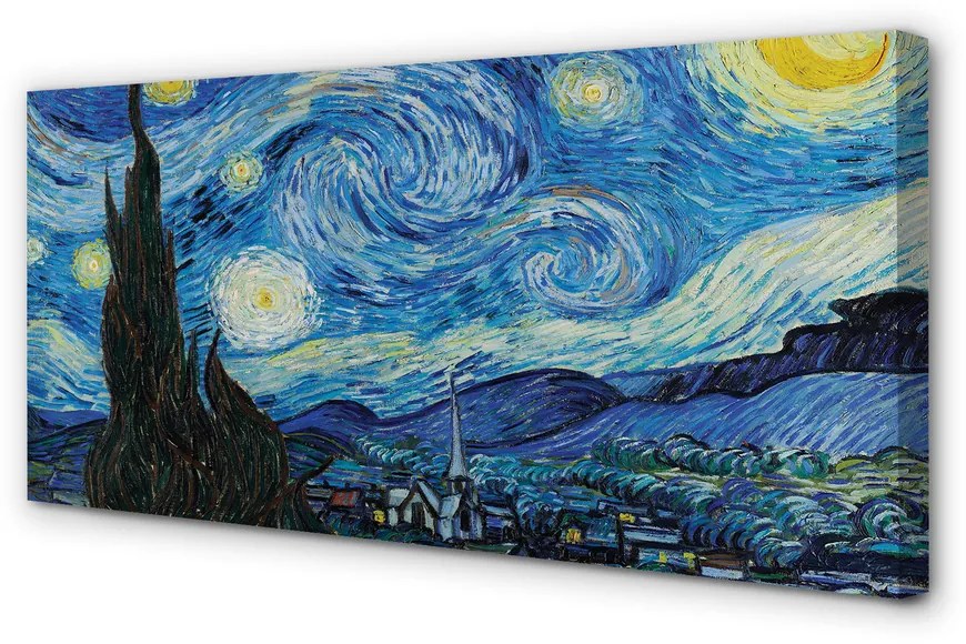 Zdjęcie na płótnie Gwiaździsta noc - Vincent van Gogh