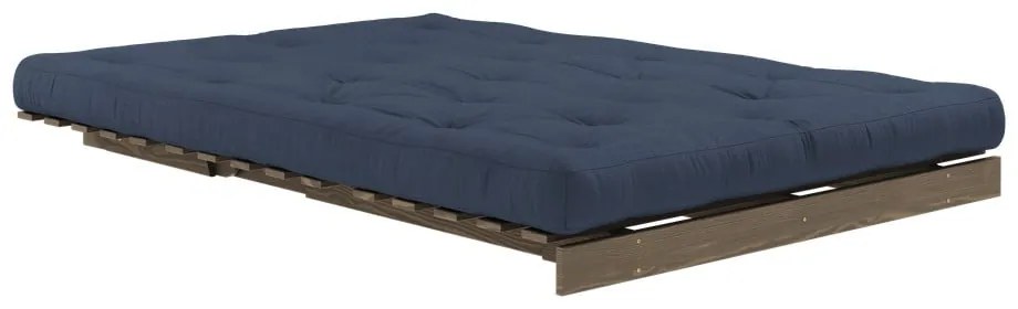 Ciemnoniebieska rozkładana sofa 140 cm Roots – Karup Design