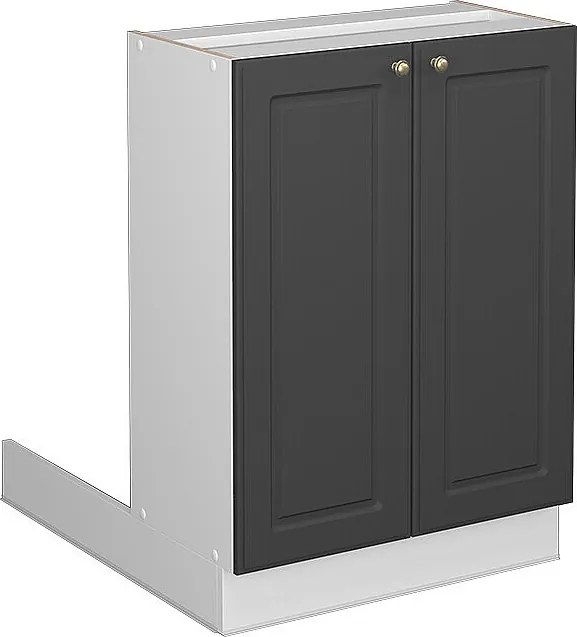 Wyspa kuchenna anthrazit-gold landhaus 60x30x82 fame-line