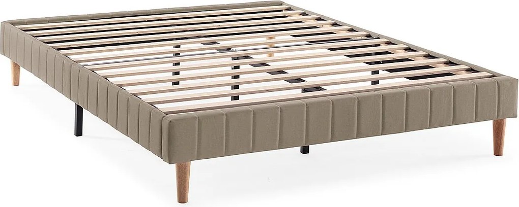 Podstawa kolumny wyściełana Eris 140x200 cm Beżowa