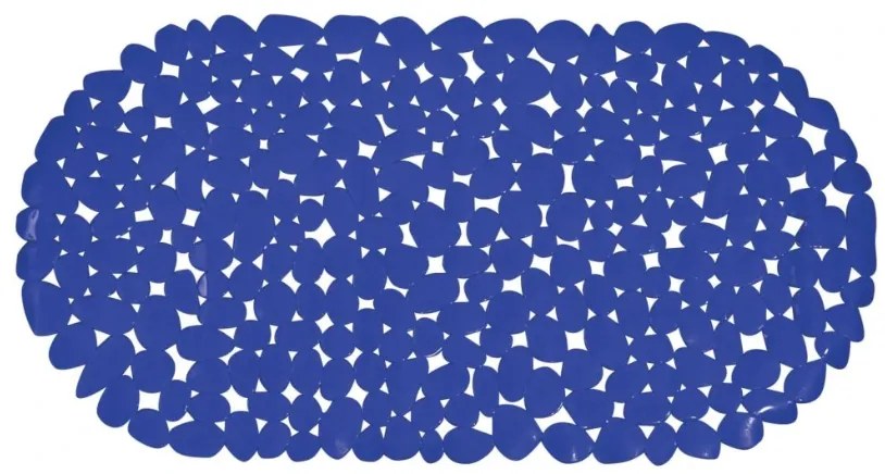 Spirella Antypoślizgowa mata do wanny GALETS,ciemnoniebieska, 99 x 39 cm