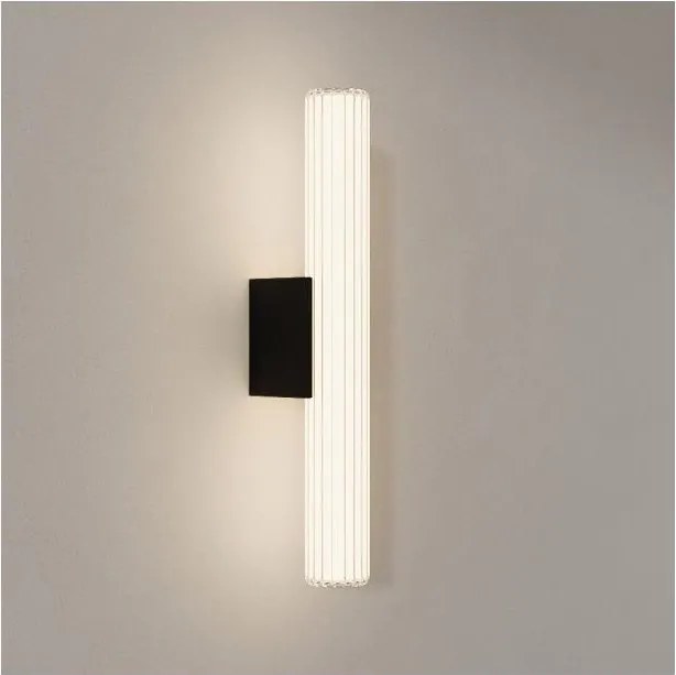 Oświetlenie LED do lustra łazienkowego LINEA 8W/230V 3000/4000/6000K IP44 45 cm czarne
