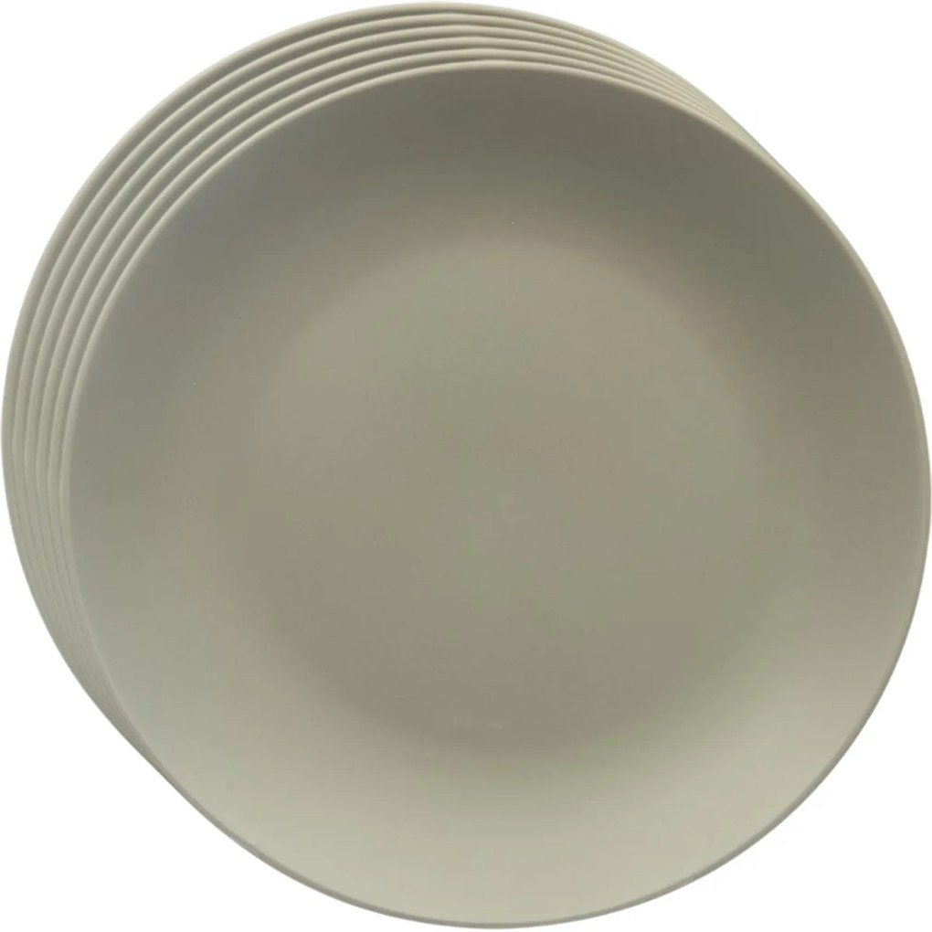 Orion Zestaw ceramicznych talerzy deserowychGreenish 20,5 cm, 6 szt.