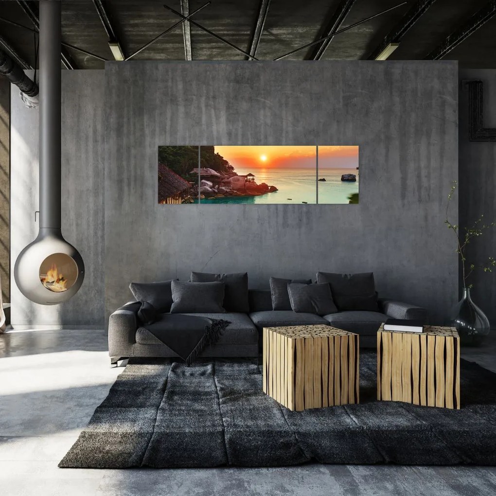 Obraz pięknej plaży (170x50 cm)