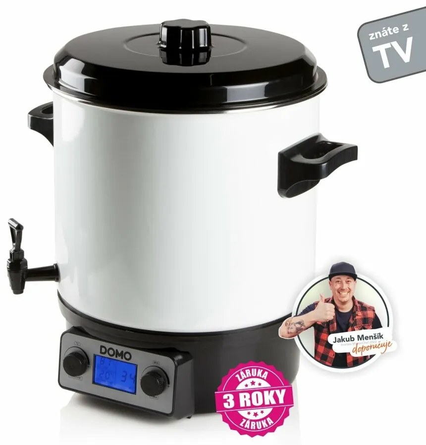 DOMO DO42324PC automatyczny garnek do pasteryzacji z LCD