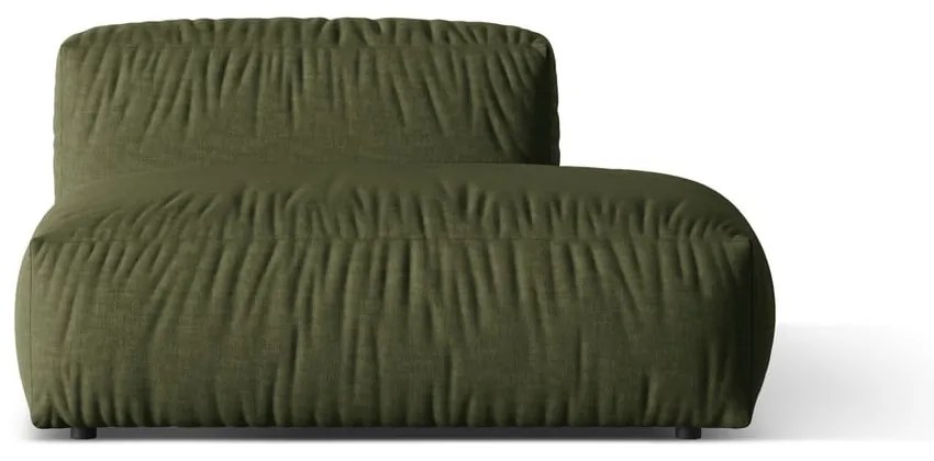 Zielony moduł sofy (prawostronny) Martina – Micadoni Home