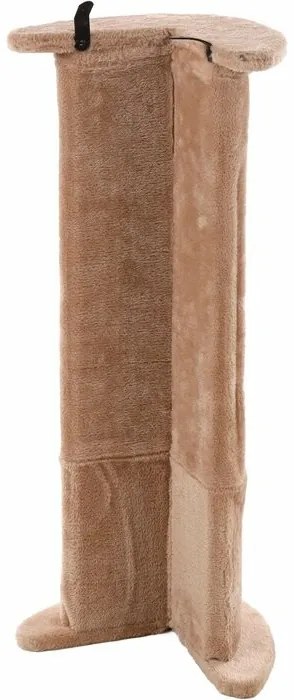 Flamingo Drapak narożny elegancki ze sznurkiem, 29 x 21 x 71 cm, beżowy