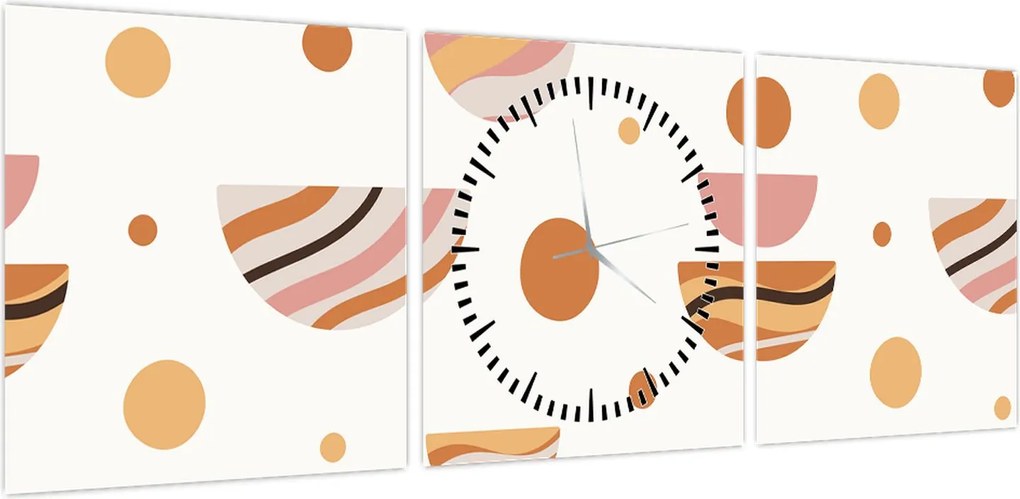 Obraz - Kreacje marzeń N⁰4 (z zegarem) (90x30 cm)