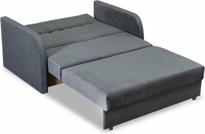 Fotel do Spania VERO 2 Rozkładany Dwuosobowy Amerykanka Szary Nowoczesny