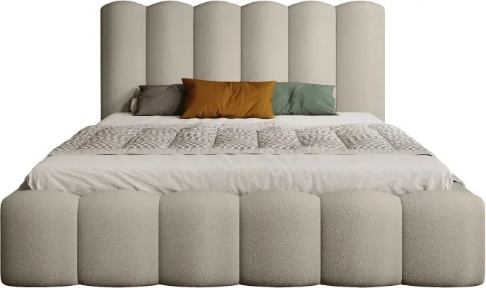 Łóżko Mona V 140 w tkaninie Magic Velvet 2201