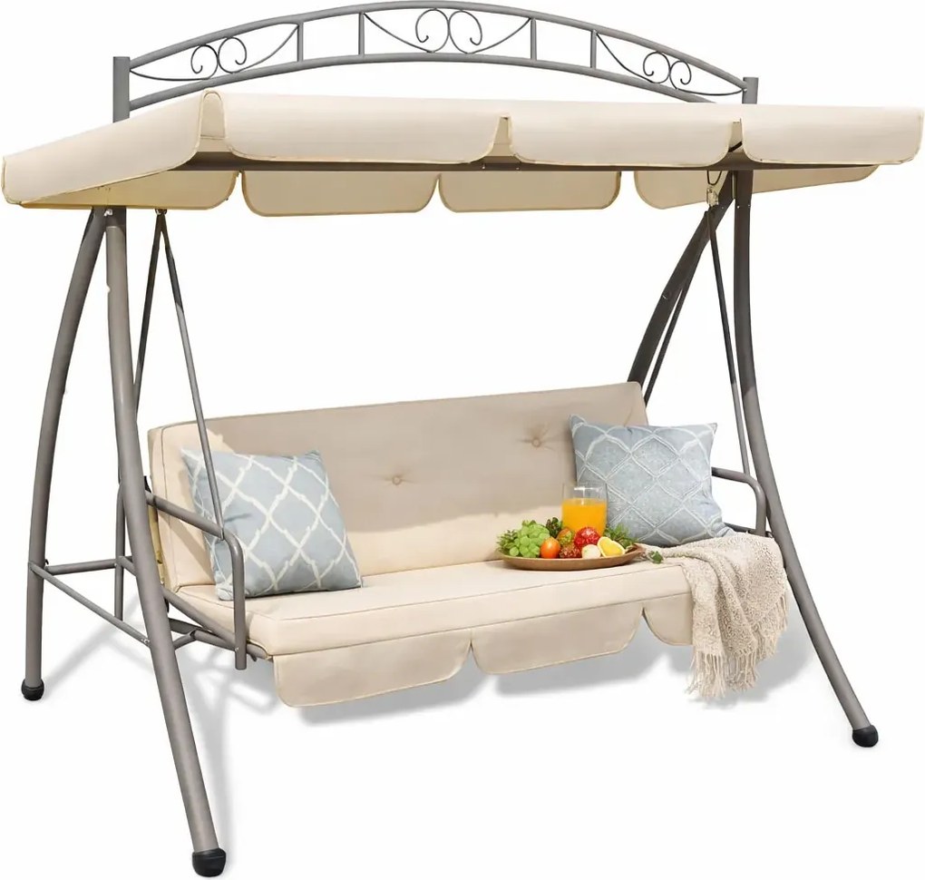 Huśtawka ogrodowa z baldachimem N9-L19