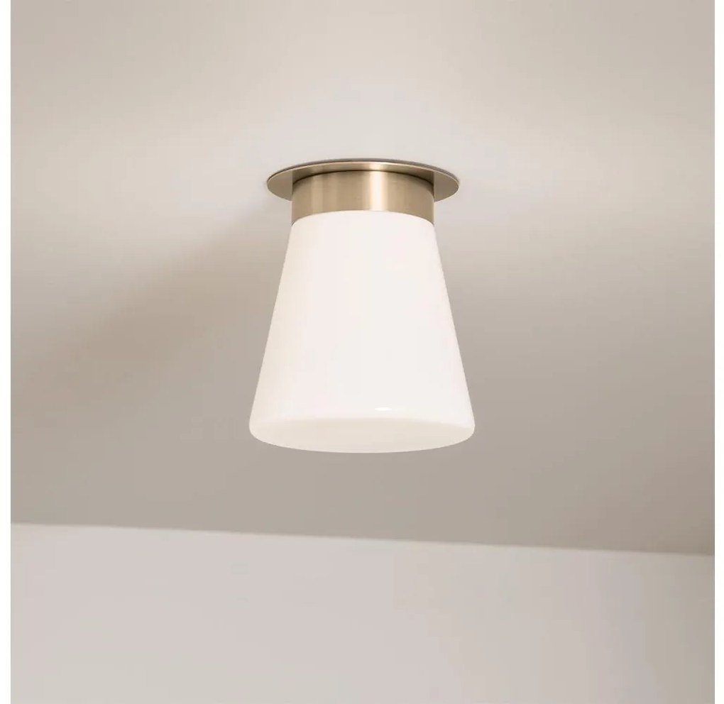 Kichler KL-ALBERS-F-T-CPZ-Lampa sufitowa ALBERS 1xE27/40W/230V śr.21,6cm brąz