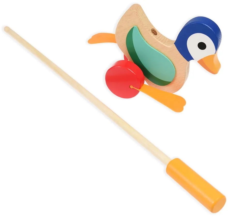 Drewniana zabawka Flapping Duck – Rex London