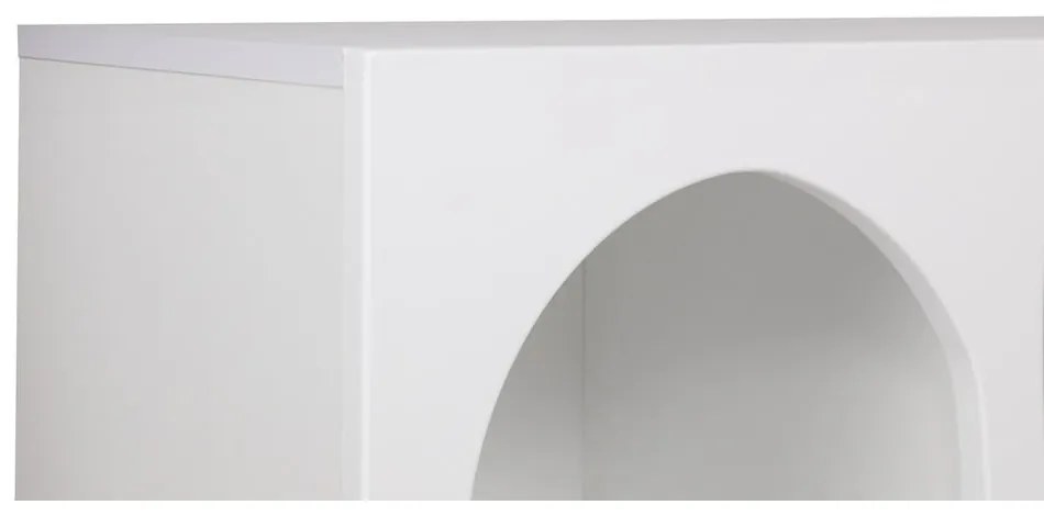 Biała wielopoziomowa półka 120 cm Lorin – Kalune Design