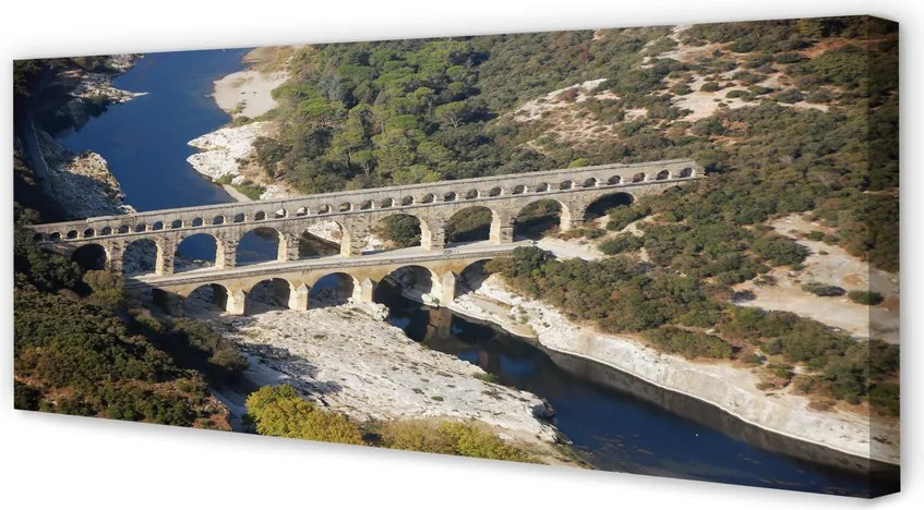 Obraz na płótnie Antyczne Akwedukty nad Rzeką