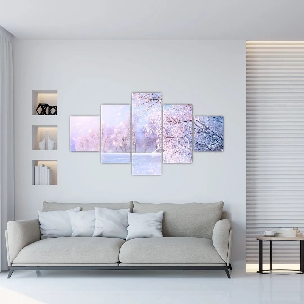 Obraz - Mroźna zima (125x70 cm)