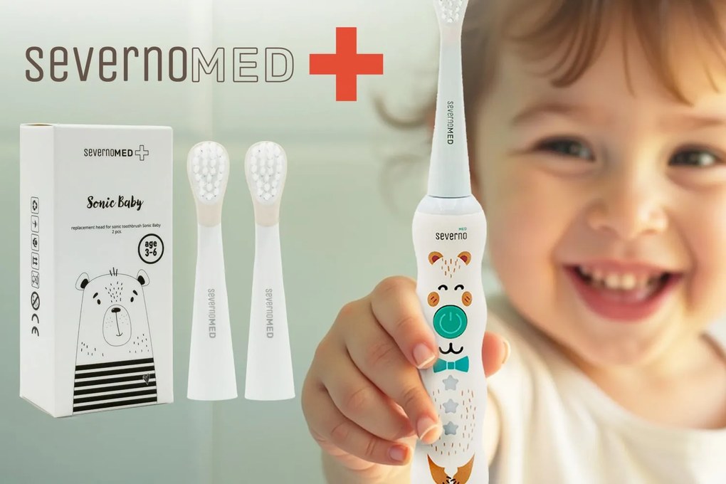 Końcówka do szczoteczki do zębów SONIC Baby 2 szt.