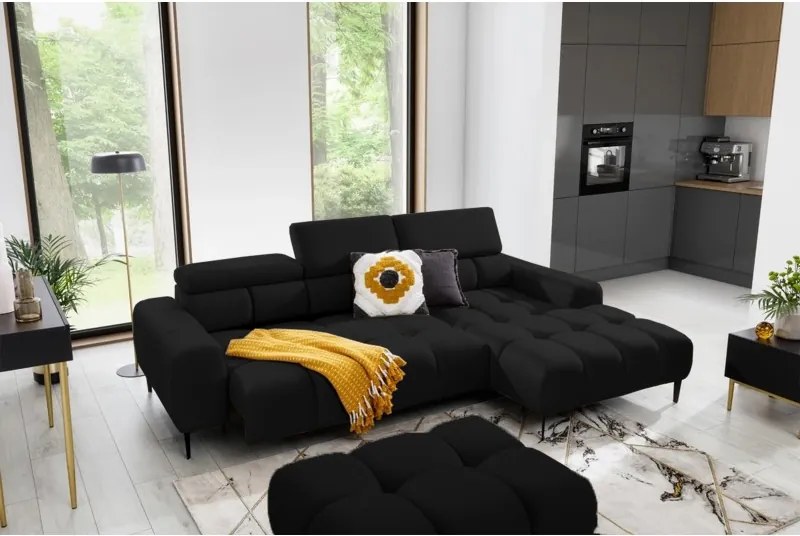 Narożnik PLAZA Mini Prawostronny w tkaninie Solar 99 WERSAL