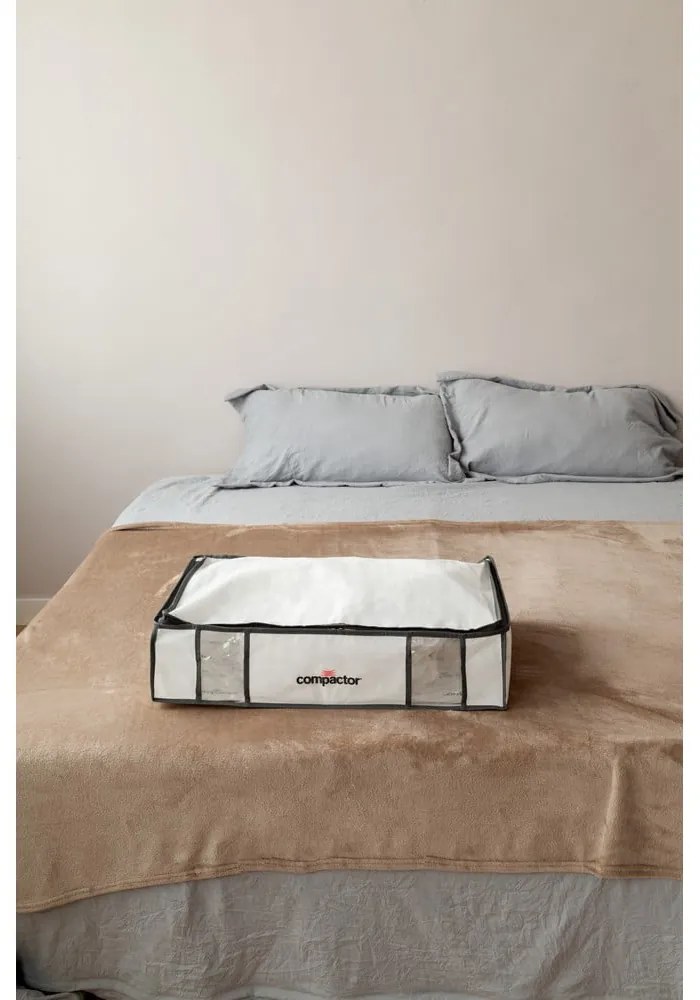 Tekstylny pojemnik do przechowywania ubrań próżniowy/usztywniany 65x50x15,5 cm Life – Compactor