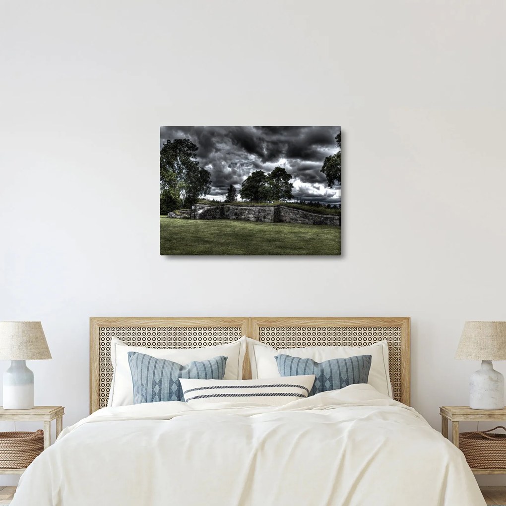 Obraz zachmurzonego nieba (70x50 cm)