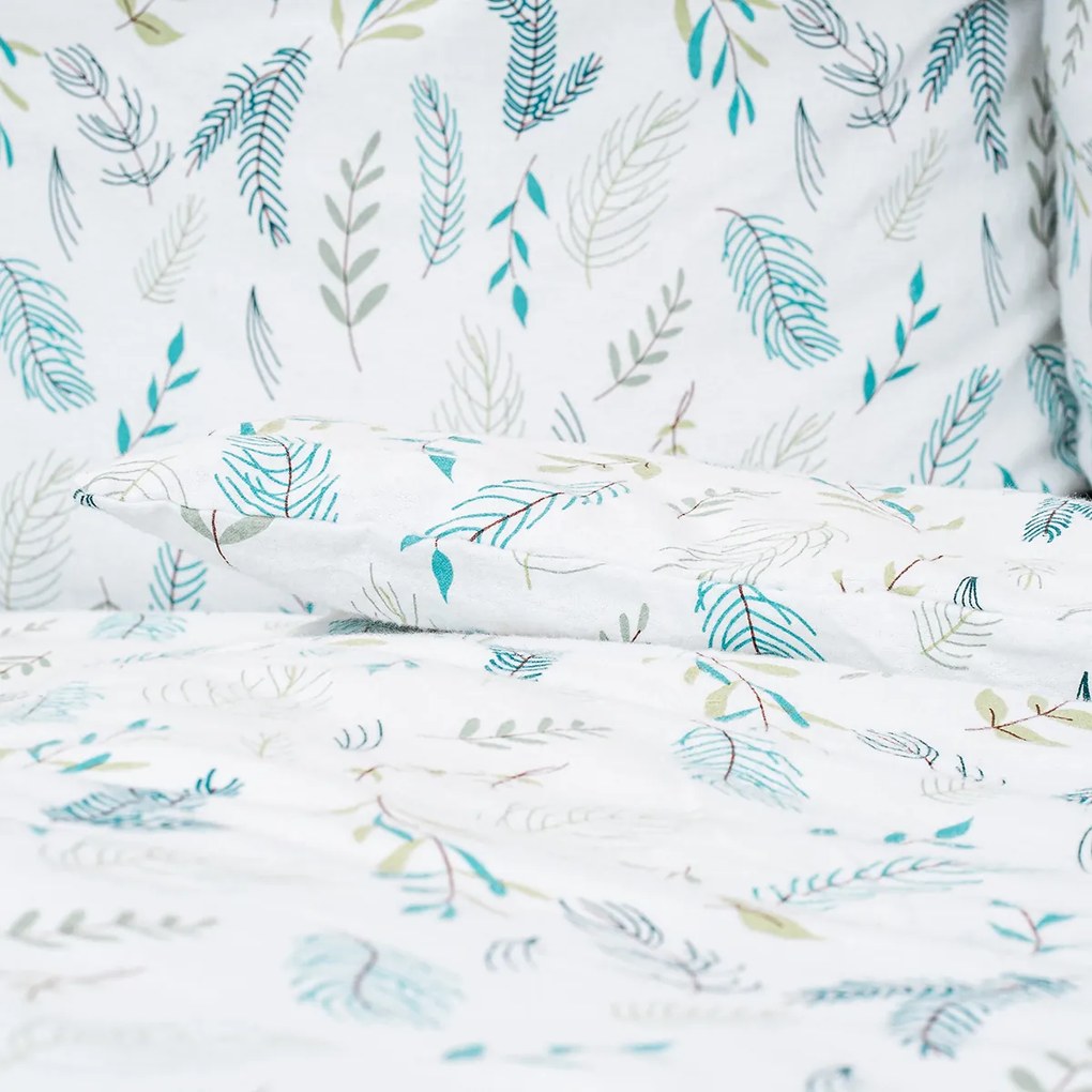 4Home Pościel flanelowa Pine, 160 x 200 cm, 70 x 80 cm