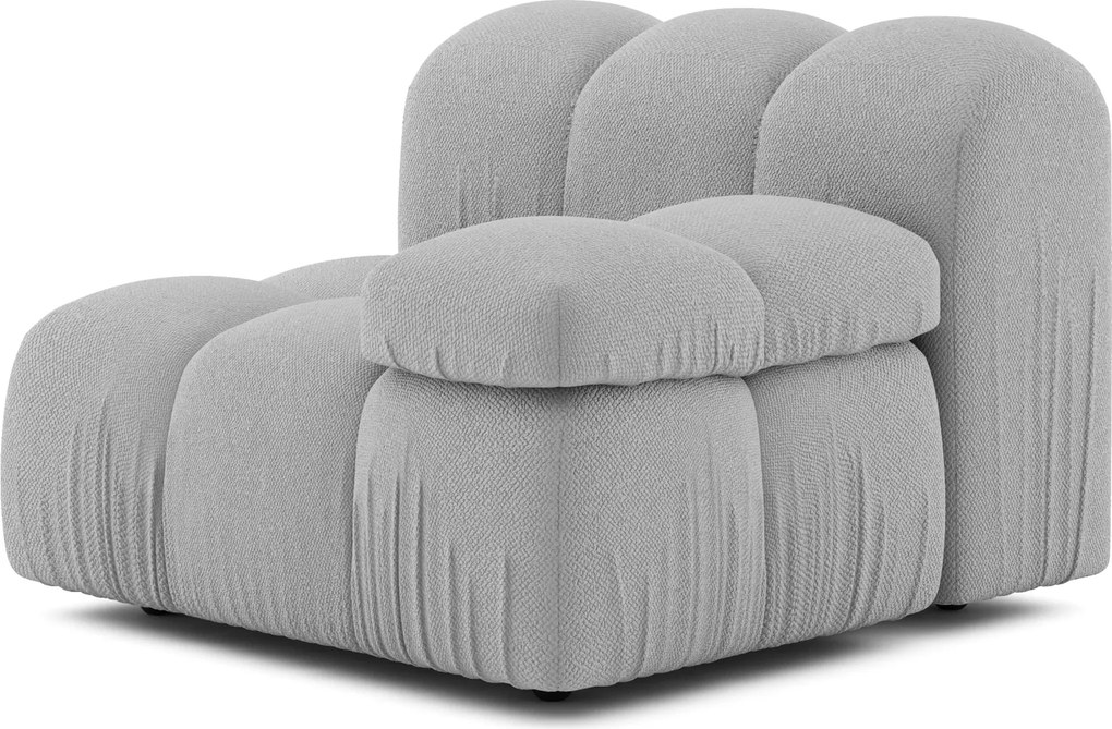 Designerski fotel do salonu z oparciem i podłokietnikiem CoCo