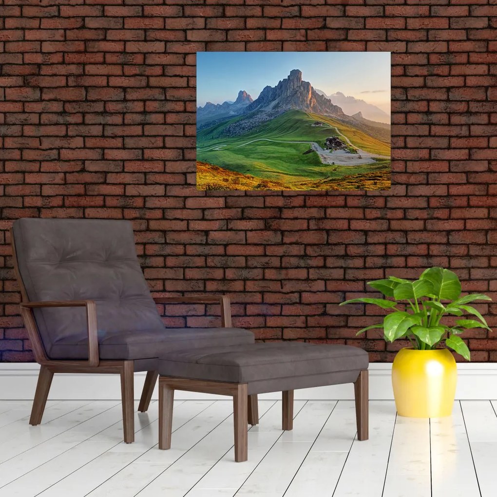Obraz na szkle - Dolomity (70x50 cm)