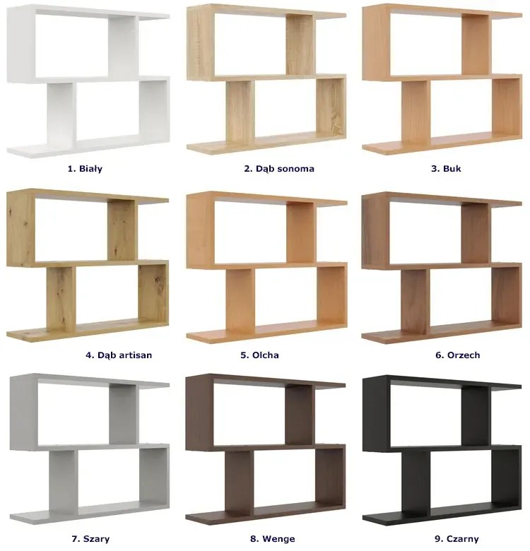 Minimalistyczna Półka Wisząca W Kolorze Wenge D0-L31