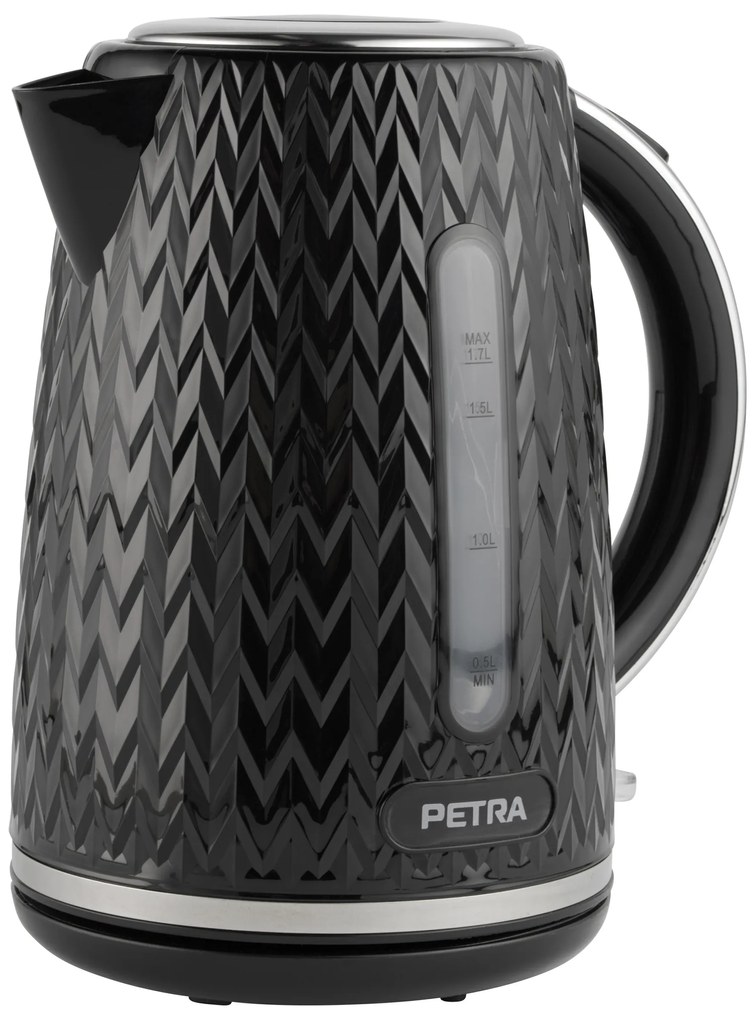Czajnik czarny elektryczny 2200 W CHEVRON, 1,7 l