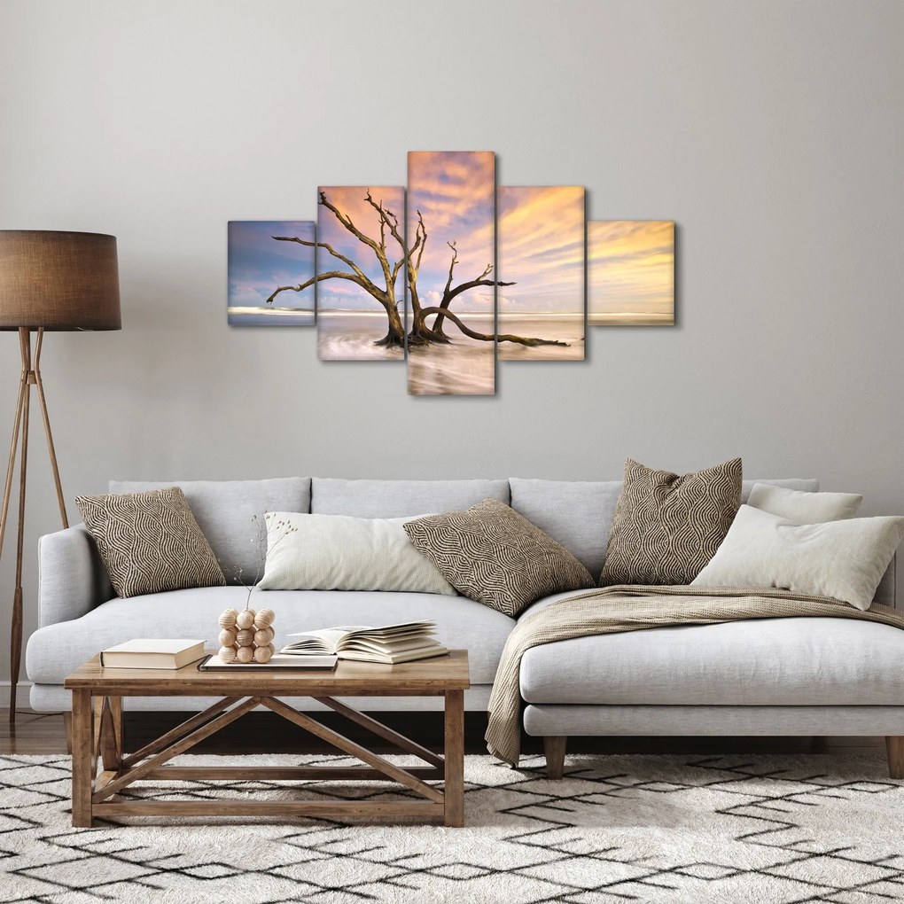 Obraz drzewa w oceanie (125x70 cm)