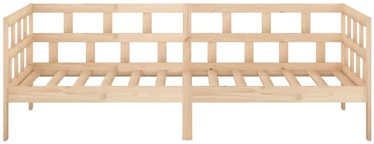 Łóżko dzienne z naturalnego drewna 80x200 A2-L85