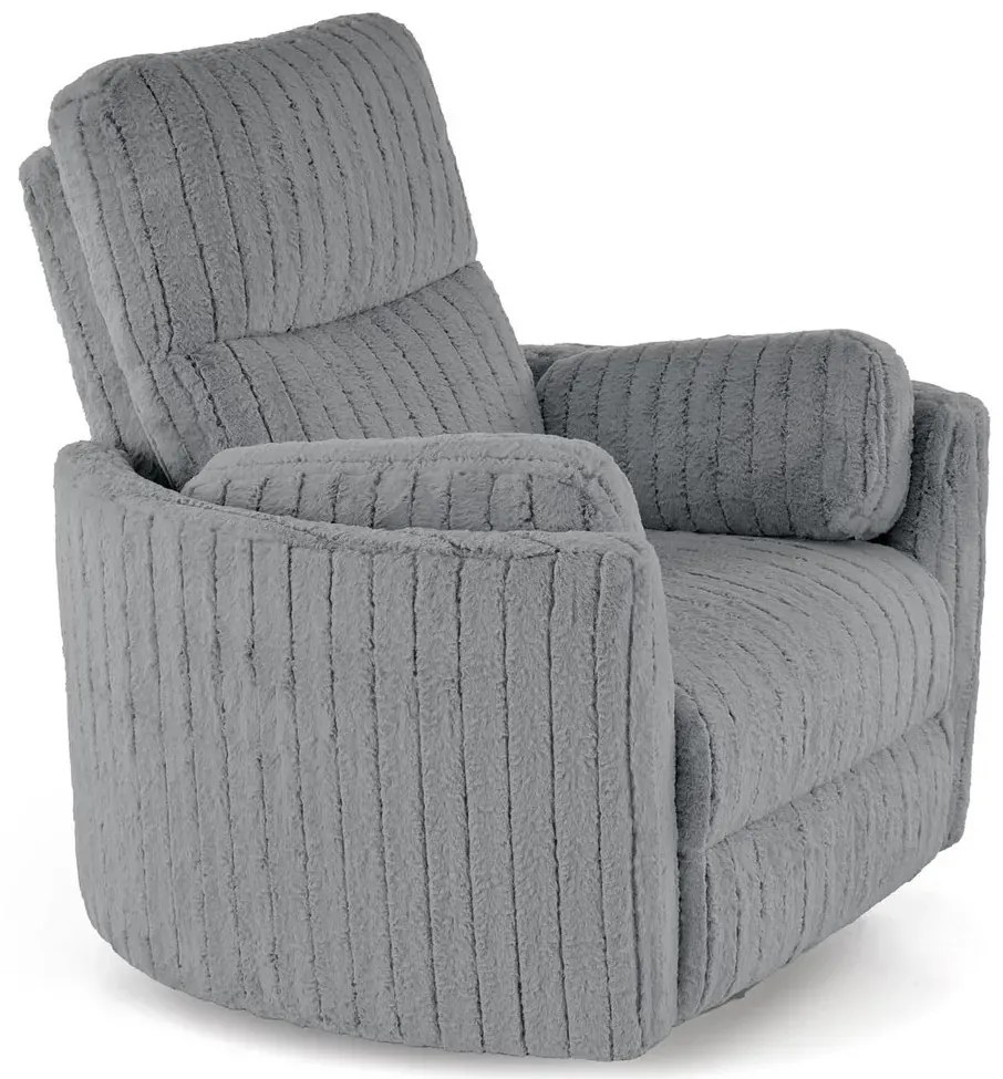 Popielaty rozkładany fotel wypoczynkowy  C0-K88