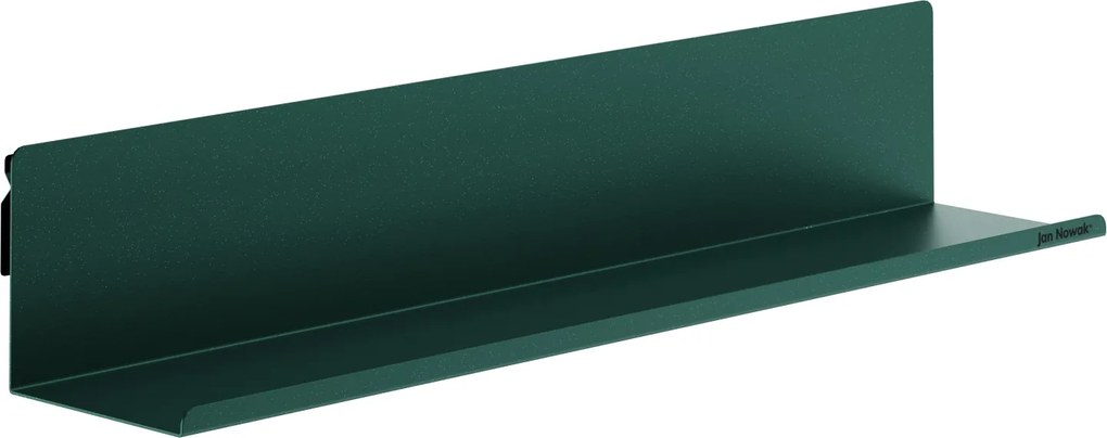 Półka wisząca metalowa butelkowa zieleń, 700 mm: JOANNE Modern
