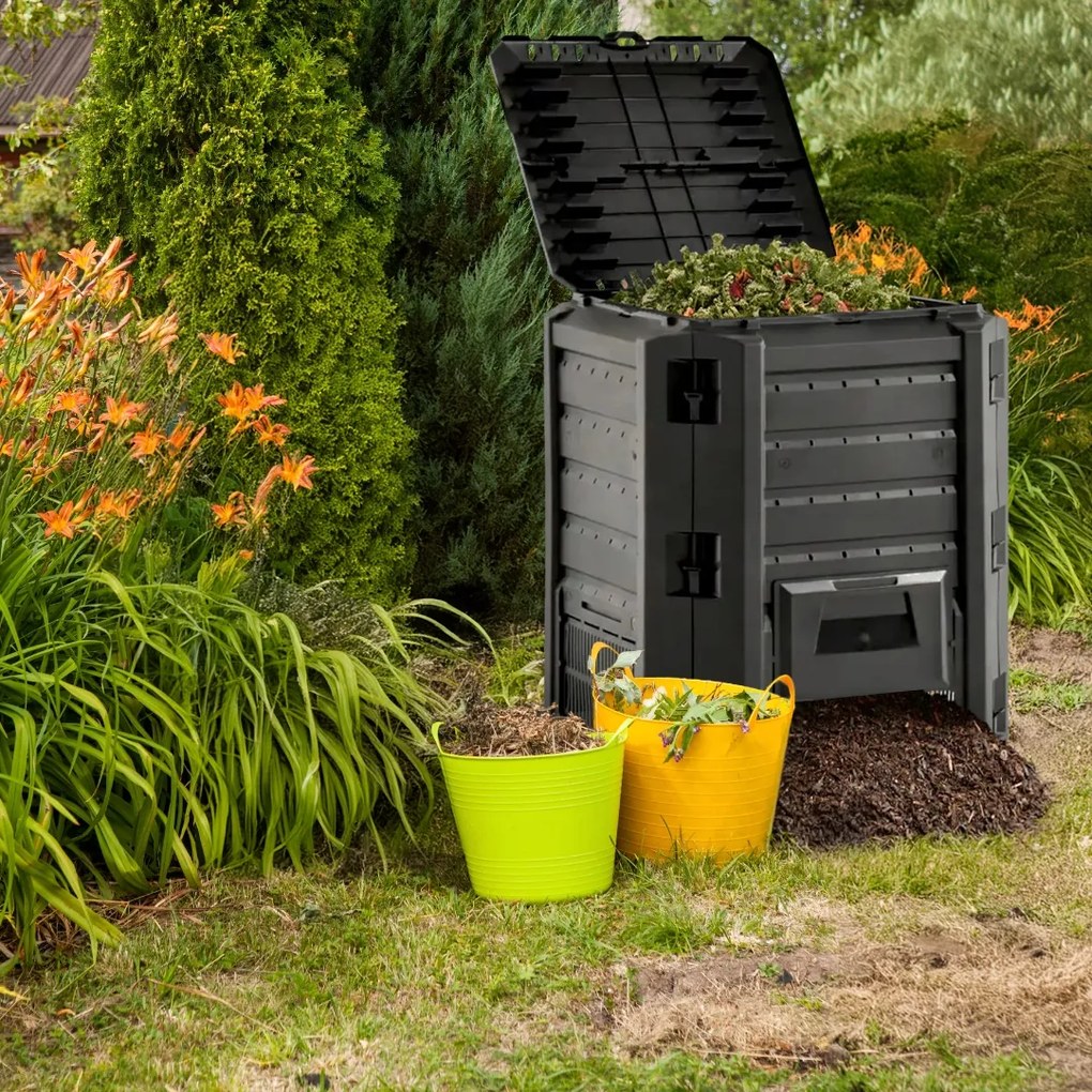 Prosperplast Kompostownik ogrodowy - Compogreen 380 l czarny