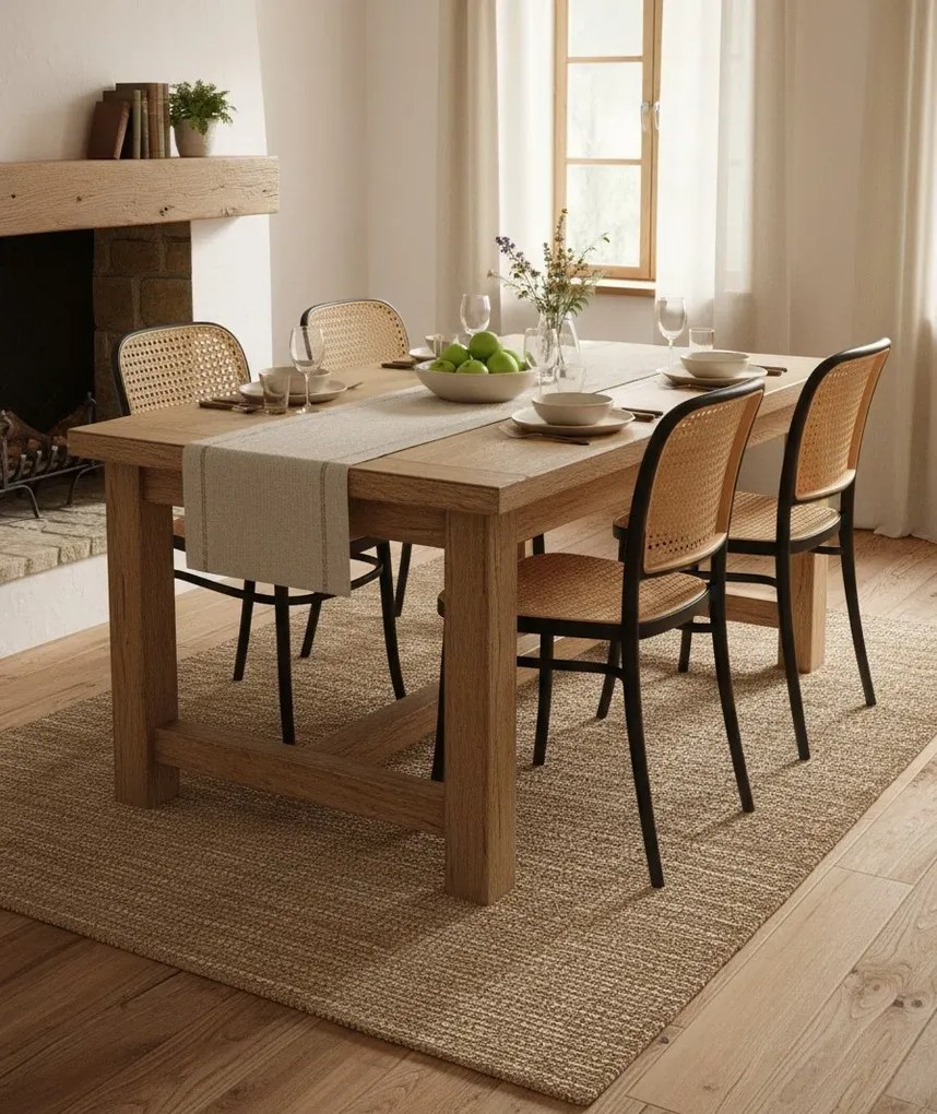 Ażurowe krzesło w stylu boho A7-B42