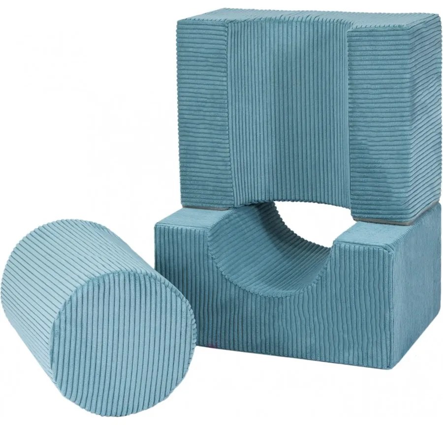 Aesthetic shape set 3-elementowy, turkusowy - meowbaby®